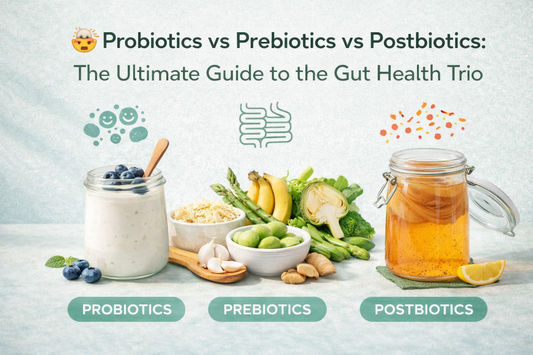 🤯 Probiotics vs Prebiotics vs Postbiotics: The Ultimate Guide to the Gut Health Trio