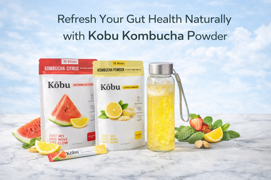 Refresh Your Gut Health Naturally with Kobu Kombucha Powder