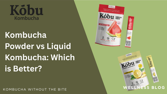 Kombucha Powder vs Liquid Kombucha
