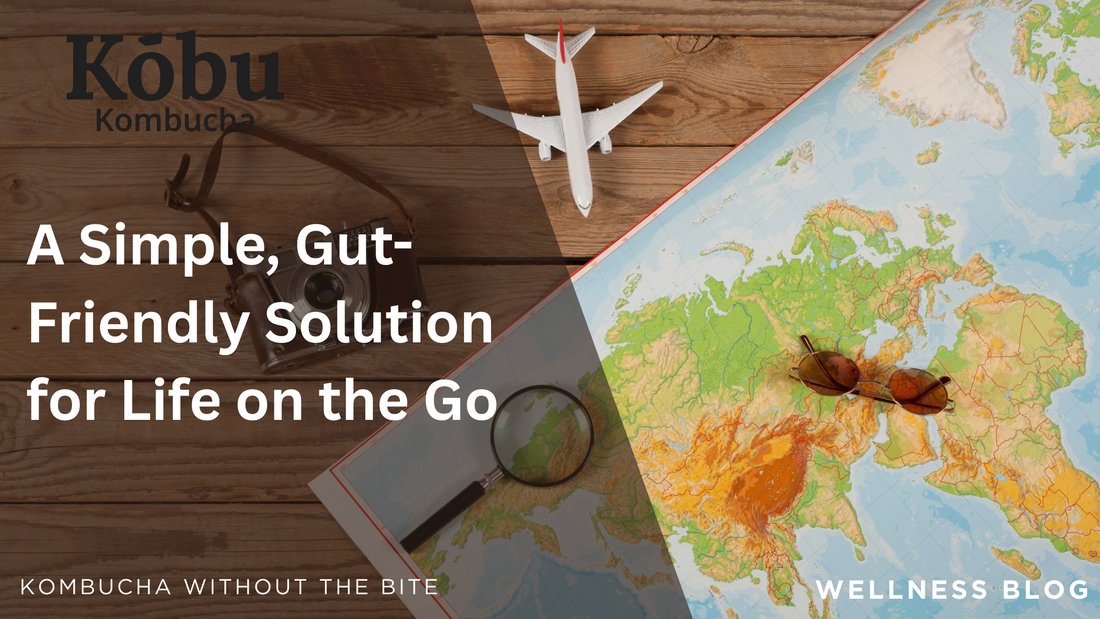 The Best Kombucha for Traveling: A Simple, Gut-Friendly Solution for Life on the Go
