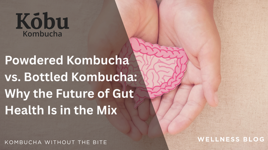 Powdered Kombucha vs. Bottled Kombucha: Why the Future of Gut Health Is in the Mix