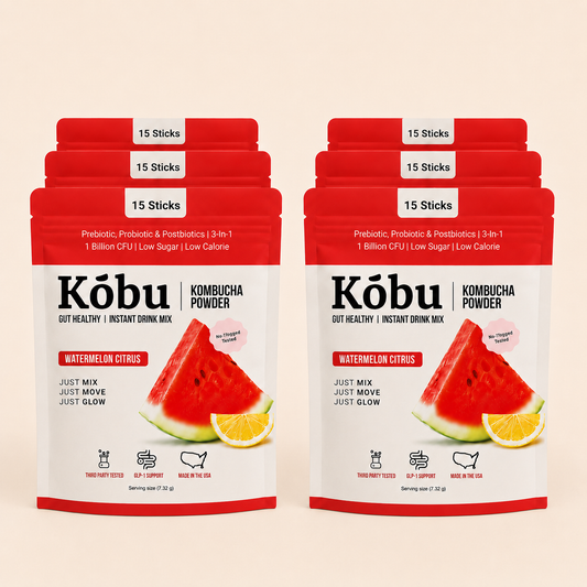 Kōbu Kombucha Powder Bag (6 cases of Watermelon Citrus)