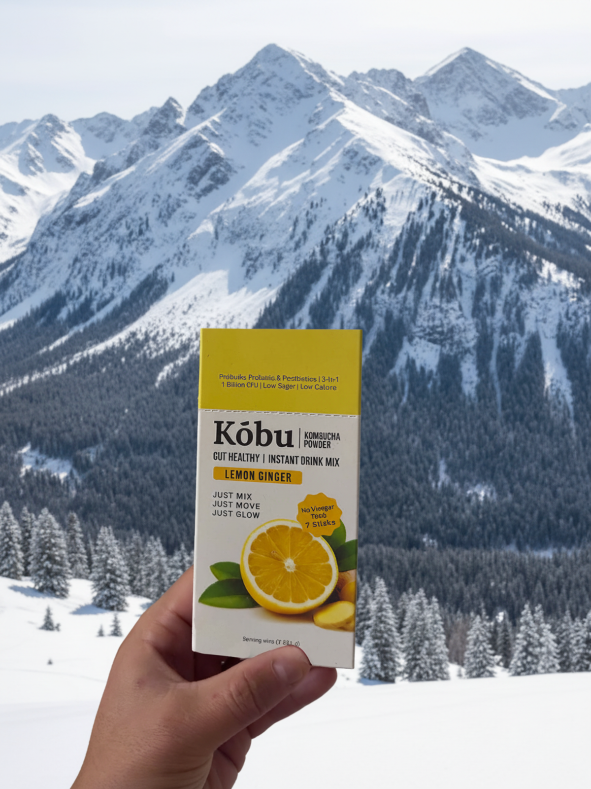 Kōbu retail boxes on a studio counter